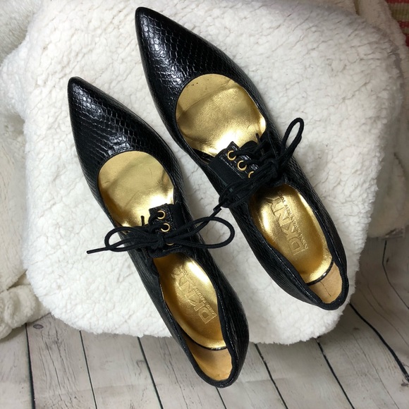 DKNY Feminine Black Heels Size 8 - Picture 3 of 7